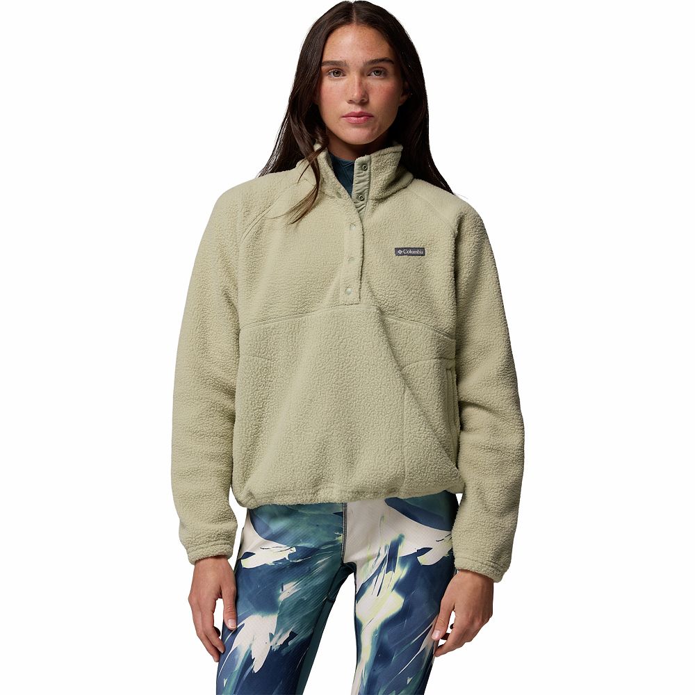 Women's Columbia Jasper Ridge Pebbled Fleece Half Snap Pullover