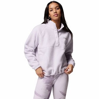 Women's Columbia Jasper Ridge Pebbled Fleece Half Snap Pullover