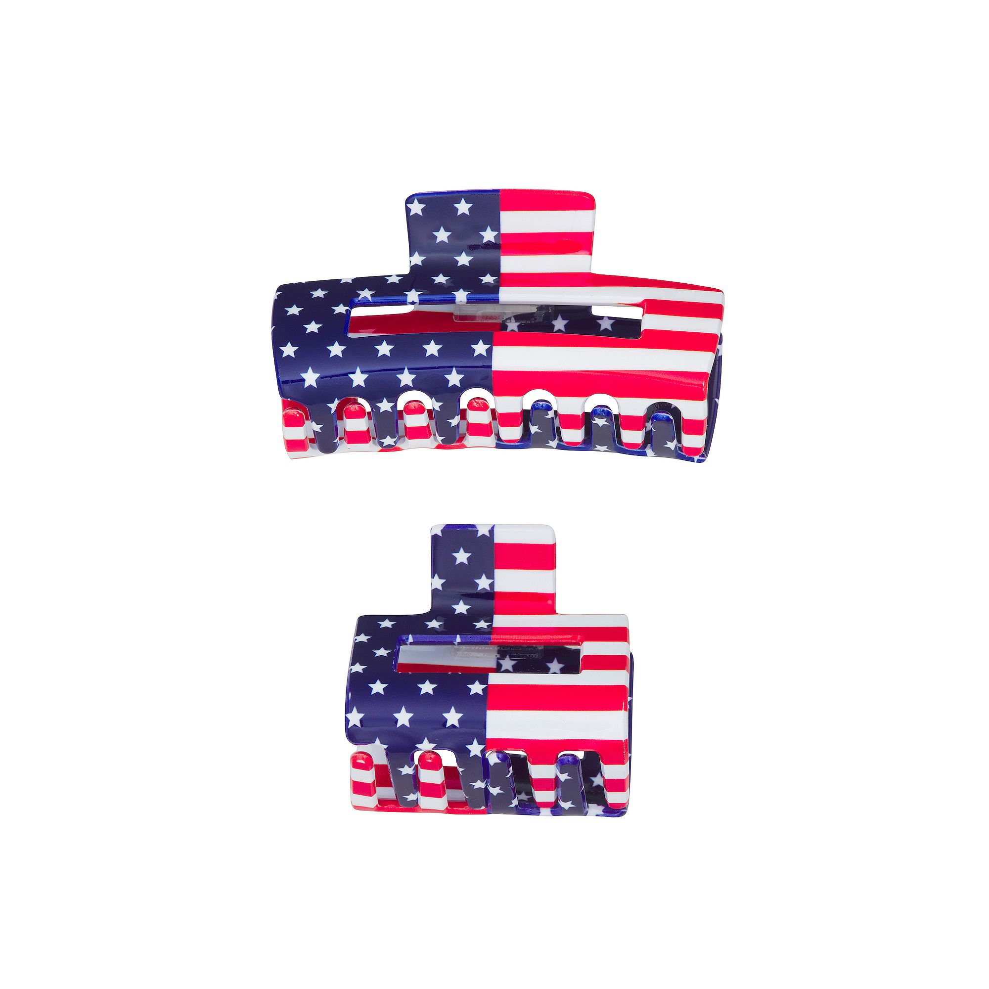 Celebrate Together™ 2-Piece Flag Claw Clips, Multi