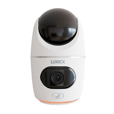 Lorex 2K Dual Lens Indoor Pan-Tilt Wi-Fi Security Camera