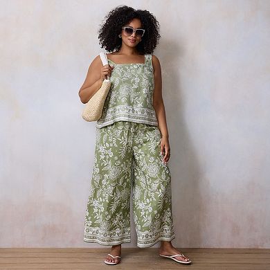 Plus Size LC Lauren Conrad Pull On Soft Pants