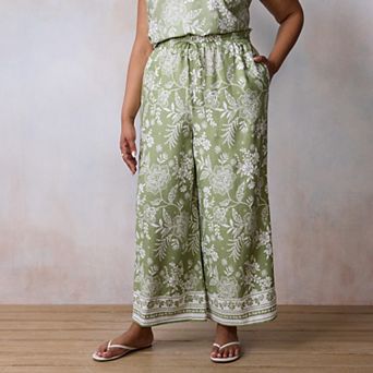 Plus Size LC Lauren Conrad Pull On Soft Pants