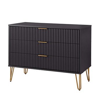 MANHATTAN COMFORT Dumbo Collection Modern 3-Drawer Dresser