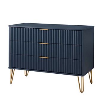 MANHATTAN COMFORT Dumbo Collection Modern 3-Drawer Dresser