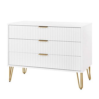 MANHATTAN COMFORT Dumbo Collection Modern 3-Drawer Dresser