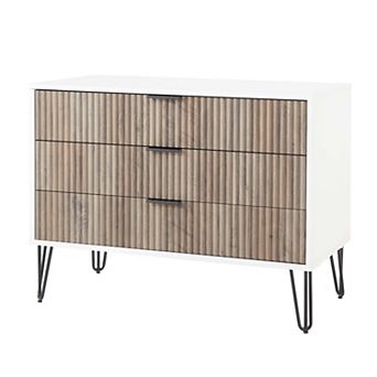 MANHATTAN COMFORT Dumbo Collection Modern 3-Drawer Dresser