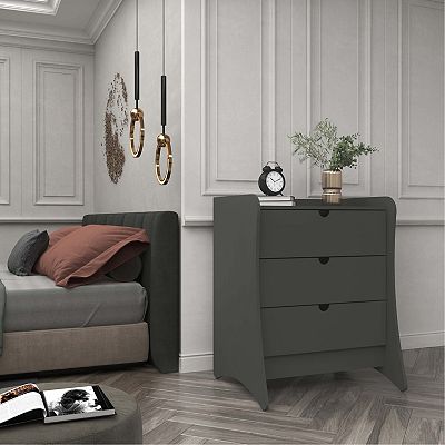 slim fit dress slacks Baxton Studio Halden Mid-Century Modern Multicolor Walnut Brown and Grey  Gradient Finished Wood 6-Drawer Dresser