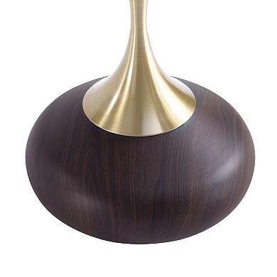 MANHATTAN COMFORT Patchin Modern Gold Metal Round End Table