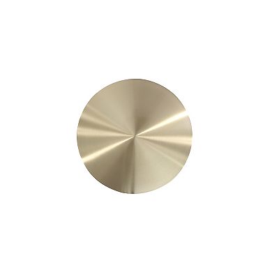 MANHATTAN COMFORT Patchin Modern Gold Metal Round End Table
