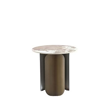 MANHATTAN COMFORT Monica Modern Sintered Stone Top End Table