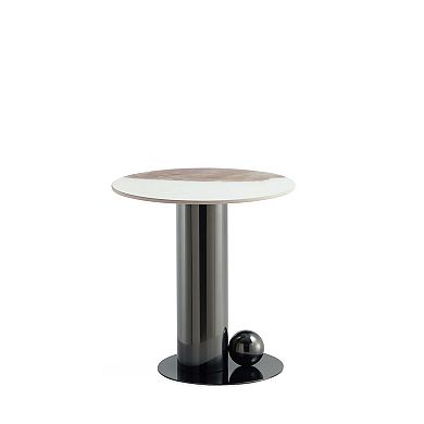 MANHATTAN COMFORT Laurel Modern Sintered Stone Top End Table