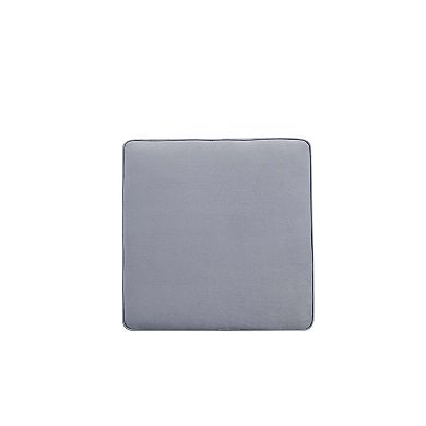 MANHATTAN COMFORT Abigail Mid-Century Modern Velvet Upholstered Bench Ottoman