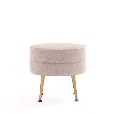 MANHATTAN COMFORT Bailey 2-pc. Mid-Century Modern Upholstered Ottoman
