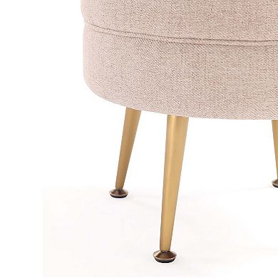MANHATTAN COMFORT Bailey 2-pc. Mid-Century Modern Upholstered Ottoman