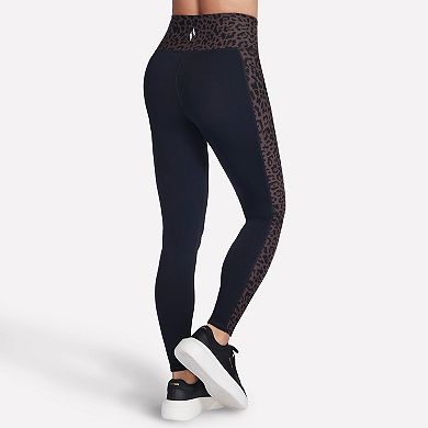 Women's Skechers GO WALK Full Length High-Waisted Cheetah Leggings