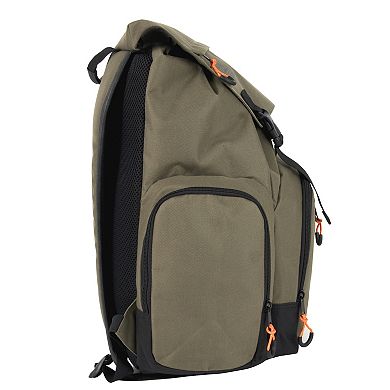 KELTY Double Clip Flap Drawstring Backpack
