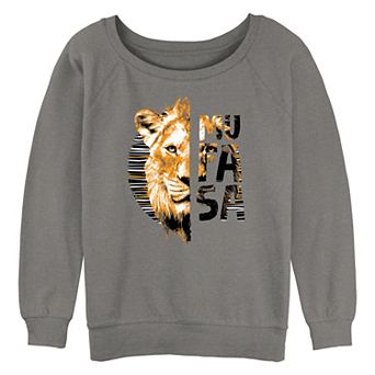 Disney's Mufasa The Lion King Head Portrait Juniors' Graphic Pullover