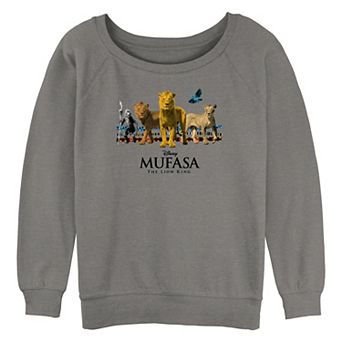 Disney's Mufasa The Lion King Group Scene Juniors' Graphic Pullover