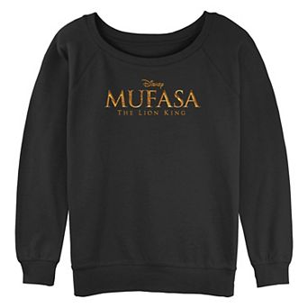 Disney's Mufasa The Lion King Title Logo Juniors' Graphic Pullover