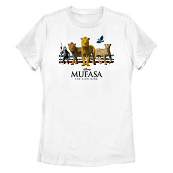 Disney's Mufasa The Lion King Group Scene Juniors' Graphic Tee