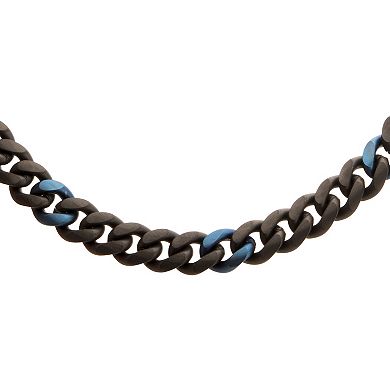 Men's DANTE Ion Plated Stainless Steel Cuban Chain Necklace