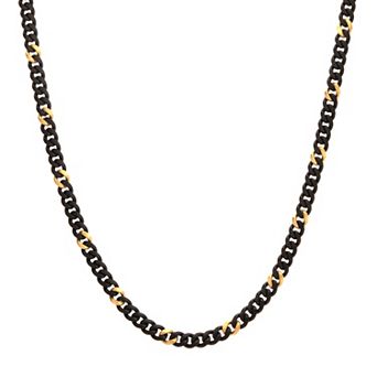 Men's DANTE Two-Tone Stainless Steel Cuban Chain Necklace