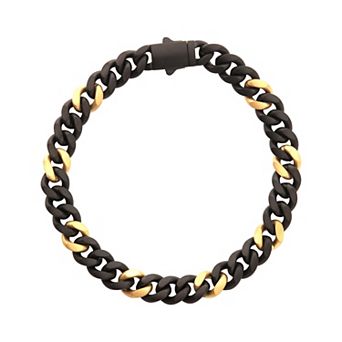 Men's DANTE Two-Tone Cuban Chain Bracelet