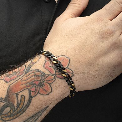 Men's DANTE Two-Tone Cuban Chain Bracelet