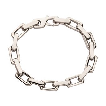 Men's DANTE Stainless Steel Oversized Square Links Chunky Bracelet