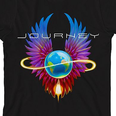 Boys 8-20 Journey Globe With Wings Graphic Tee