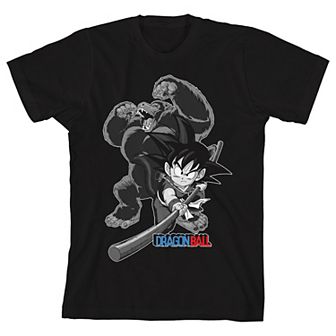 Boys 8-20 Dragon Ball Goku Giant Ape Graphic Tee