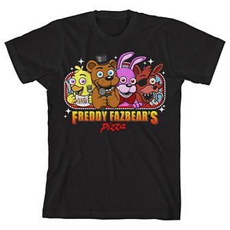 Boys 8-20 Five Nights At Freddy's Excited Characters Graphic Tee