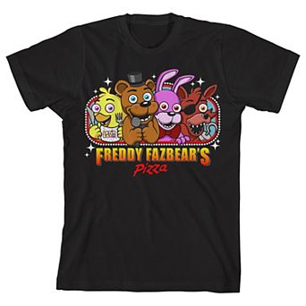 Boys 8-20 Five Nights At Freddy's Excited Characters Graphic Tee