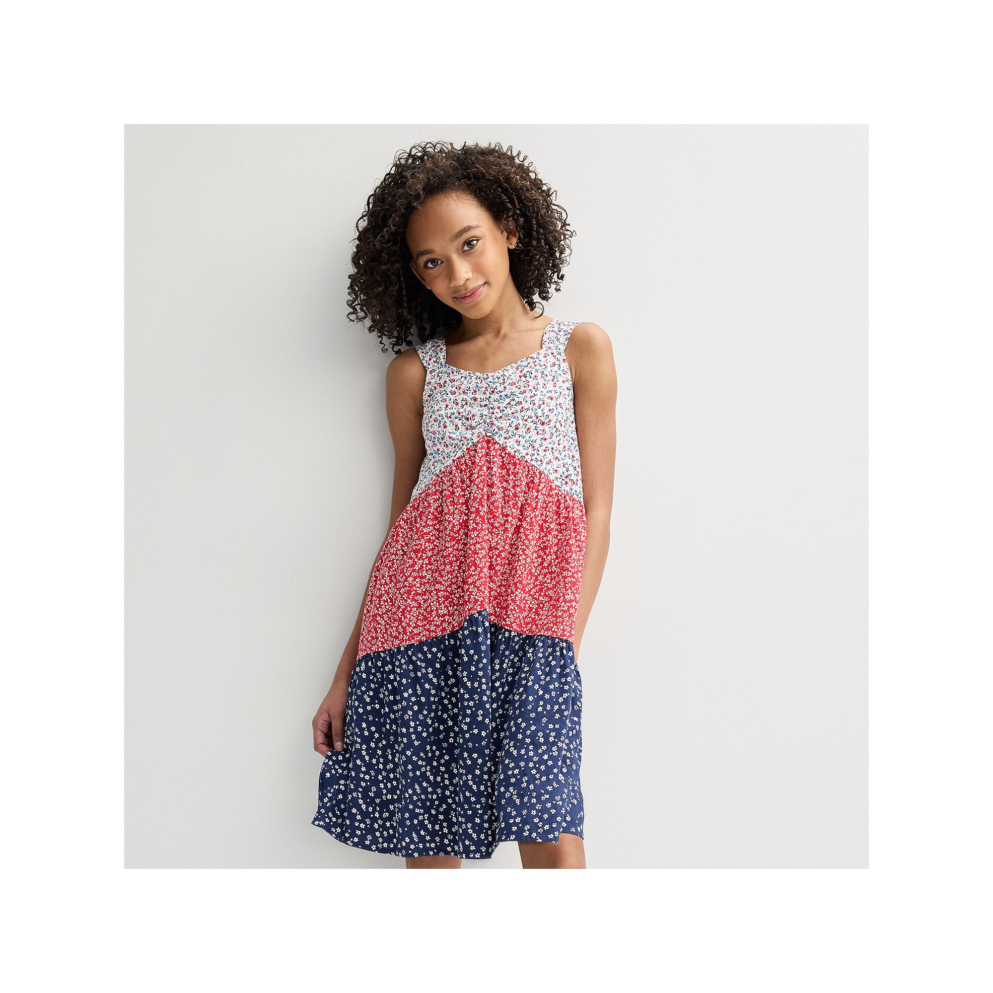 Girls 6-20 SO® Cinch Front Dress in Regular & Plus Size, Girls, Size: 14 