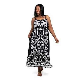 Plus Size Lilac+London Print Nightgown