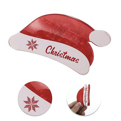 Christmas Hat Hair Clips for Christmas 3.35"x1.57"x1.97" 1 Pc