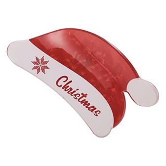 Christmas Hat Hair Clips for Christmas 3.35"x1.57"x1.97" 1 pc