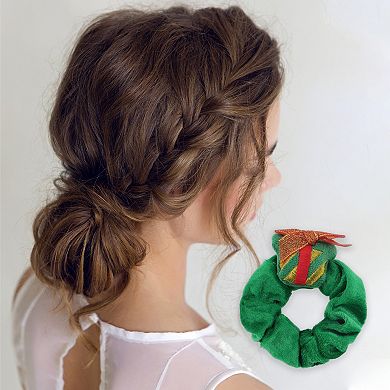 Christmas Hair Ties Gift Box for Christmas Green 1 Pc