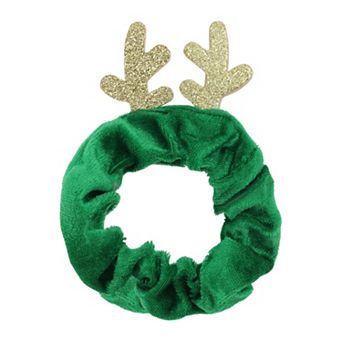 Christmas Hair Scrunchies Antlers for Christmas 1 pc
