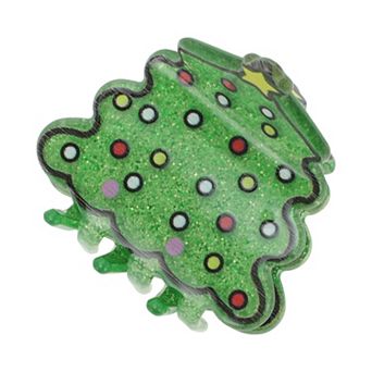 Christmas Tree Hair Clips for Christmas 1.77"x1.57"x1.89" Green 1 pc