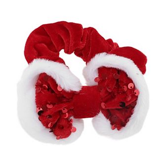 Christmas Hair Scrunchies Bow Tie for Christmas 1 pc
