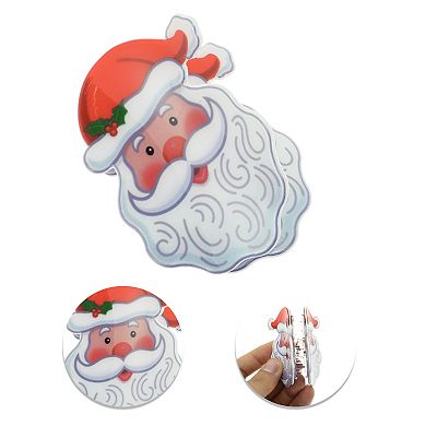 Christmas Cherry Old Man Hair Clips for Christmas 2.76"x1.97"x1.97" Red White