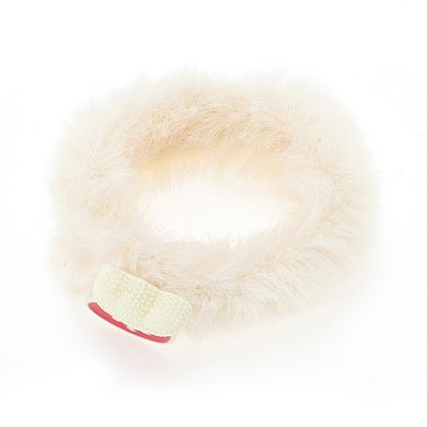 Christmas Hair Ties Plush Stockings for Christmas Beige 1 Pc