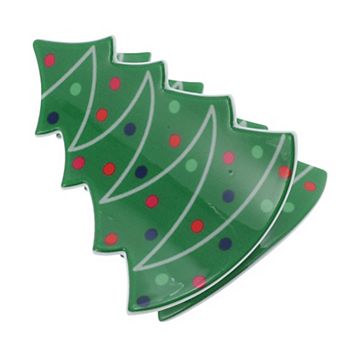 Christmas Tree Hair Clips for Christmas 2.76"x2.36"x1.87" Green 1 pc