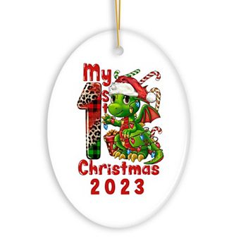 My First Christmas Baby Dinosaur Ornament