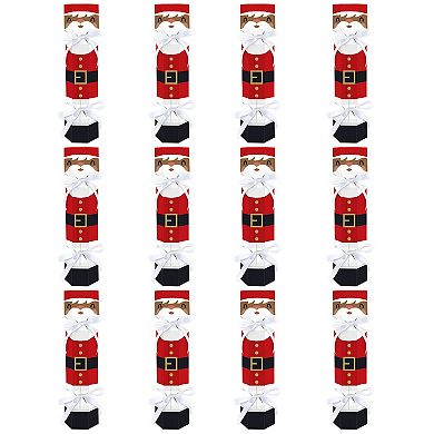 Big Dot of Happiness Jolly Santa Claus Christmas Party Table Favors - DIY Cracker Boxes - 12 Ct