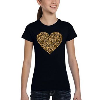 Fall Vibes - Girl's Word Art T-shirt
