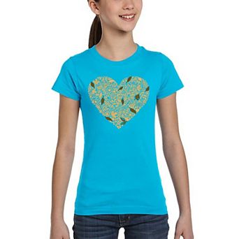 Fall Vibes - Girl's Word Art T-shirt