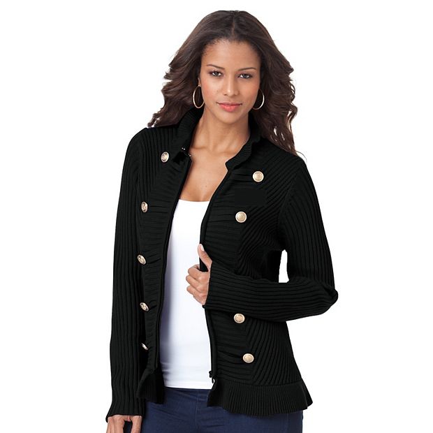 Women's plus cardigan sweaters discount