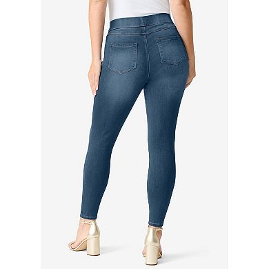 Roaman's Women's Plus Size Plus Size 360° Stretch Jegging
